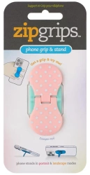 ZipGrip uchwyt na palce do telefonu Białe kropki - Thinking Gifts