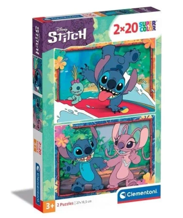 Puzzle 2x20 Super Kolor Stitch - Clementoni