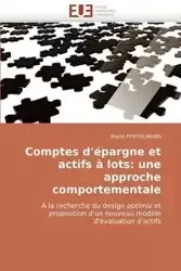 Comptes d'épargne et actifs à lots - PFIFFELMANN-M