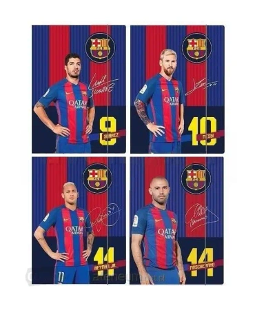 Teczka z gumką A4 FC Barcelona ASTRA - ASTRA papiernicze