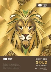 Blok Hobby Gold A4 150-230g 10ark HAPPY COLOR - GDD