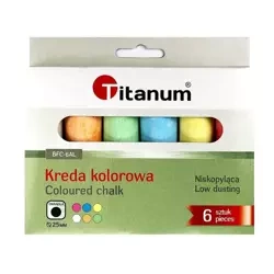 Kreda chodnikowa 6 kolorów - Titanum