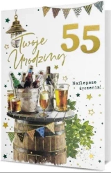 Karnet B6 Urodziny (wymienne cyfry) - Pan Dragon