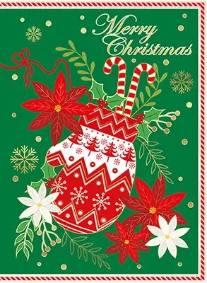 Karnet B6 Boże Narodzenie Świąteczna rękawica - Henry