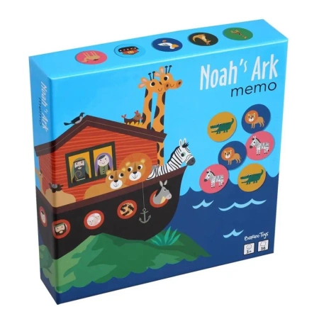 Gra Pamięciowa Memory dla dzieci Arka Noego - Barbo Toys
