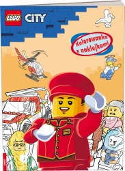 Lego city Kolorowanka z naklejkami NA-6003 - opracowanie zbiorowe