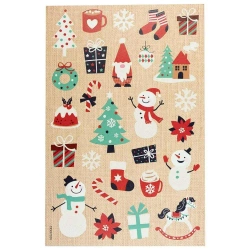 Naklejki świąteczne kraftowe - Arpex
