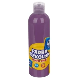 Farba szkolna naturalna tempera Astra 250 ml śliwkowa - ASTRA art-pap