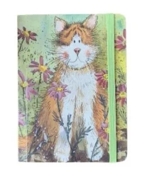 Notatnik z gumką A6 SCN07 Kot Toffee - Alex Clark