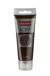 Farba akrylowa 75ml ciemnobrązowy HAPPY COLOR - GDD