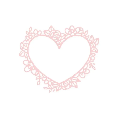 Wykrojnik - Kwiatowe serce - Dalprint dpCraft