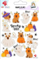 Naklejki dla dzieci Kapibara Halloween - All4Kids
