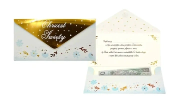 Koperta podarunkowa, Chrzest (chłopiec)