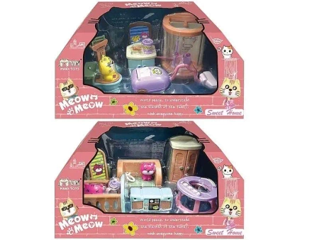 Zestaw mebli do domków dla lalek MIX - ADAR