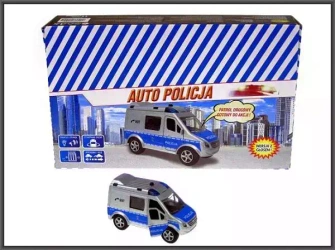 Auto Policja Van 11cm z głosem p12