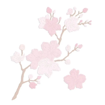 Zestaw wykrojników - Gałazka i kwiat magnolii 2szt - Dalprint