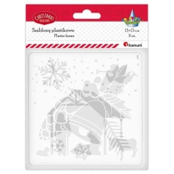 Szablony plastikowe 130x130mm 2szt - Titanum