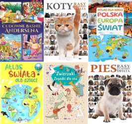 Pakiet: Cudowne baśnie Andersena / Atlas świata dla dzieci / Atlas dla - praca zbiorowa