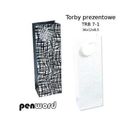 Torebka prezentowa 36x12x8,5cm MIX - Penword