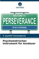 Psychometrisches Instrument für Ausdauer - Veeraragavan A. Jayanthi