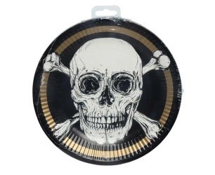 Talerzyki papierowe Piraci 23cm 10szt - Boland