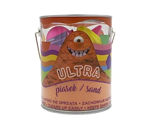 Ultra Piasek 900g pomarańczowy + 4 foremki Muffin - EPEE