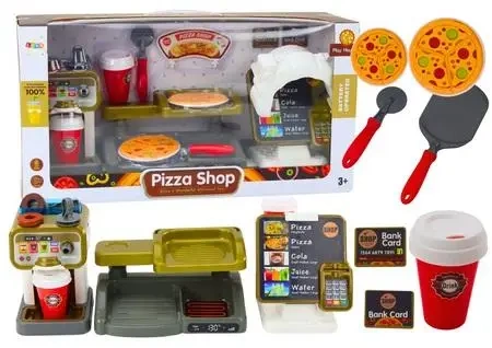Zestaw sklep pizza ekspres napoje kasa fiskalna - Leantoys