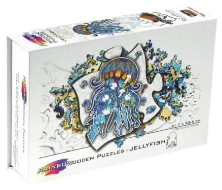 Puzzle 106 drewniane kolorowe Meduza - EUREKA 3D