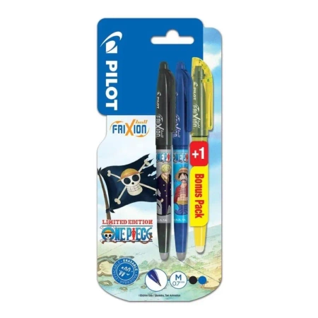Pióro kulkowe Frixion Ball 2 kolory + zakreślacz - PILOT