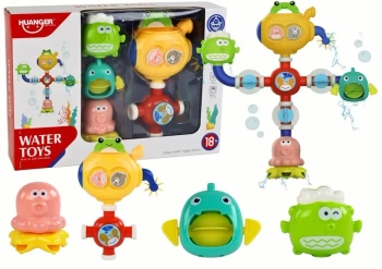 Zabawka do kąpieli przelewowa robot z przyssawkami - Leantoys