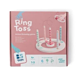 Drewniany Rzut obręczą na koło - BS Toys