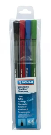 Cienkopisy 0,4mm 4szt - Donau