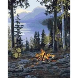 Malowanie po numerach - Wycieczka w góry 40x50cm - Twoje Hobby