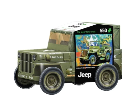 Puzzle 550 TIN Military Jeep 8551-5598 - Eurographics