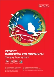 Papier kolorowy A4 10 kartek