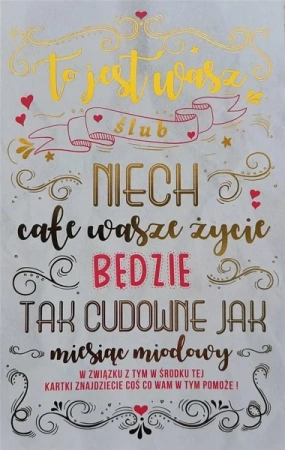 Karnet Ślub - YEKU