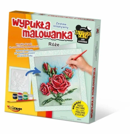 Wypukła Malowanka Kwiaty - Róże - Mirage Hobby