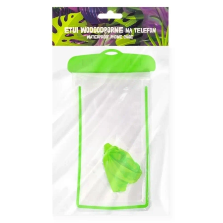 Etui wodoodporne na telefon zielone - MCD