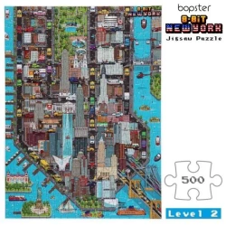 Puzzle 500 8-BIT Nowy Jork - Bopster