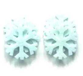 Śnieżynki z filcu 6szt - Heyda