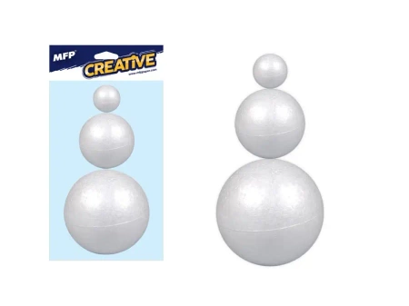 Kula gładka zestaw 6/8/10cm 3 sztuki - MFP