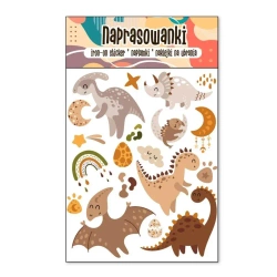 Naprasowanki Termo Naklejki na Ubrania Dinozaury - Cass film