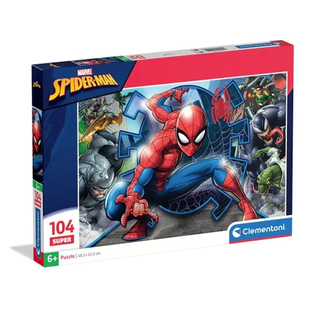 Puzzle 104 Super Kolor Spider-Man - Clementoni