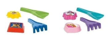 Psi Patrol komplet do piasku 4 el. mix - WADER