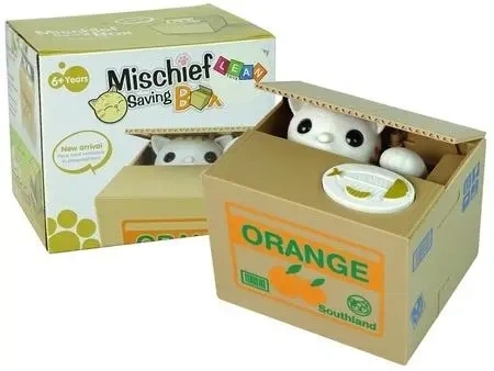 Skarbonka kot pomarańczowa - Leantoys