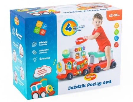 Jeździk Pociąg 4w1 - Dumel