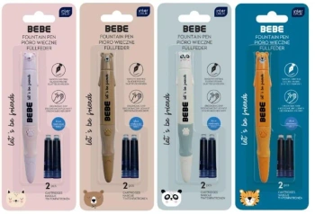 Pióro wieczne + 2 naboje Bebe Friends mix - INTERDRUK