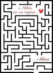 Karnet B6 Walentynki - Labirynt - Henry