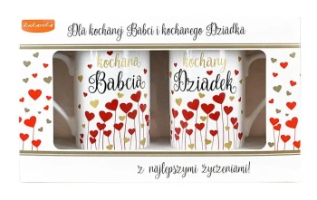 Kubek komplet Q Babcia i Dziadek - Kukartka