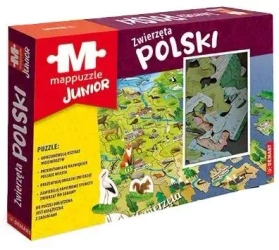 Mappuzzle Junior - Zwierzęta Polski - Opracowanie zbiorowe